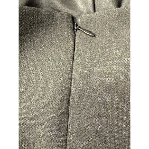 White House Black Market Faux-Wrap Boot Skirt w/ Faux Leather Trim Size 2 - Picture 7 of 11